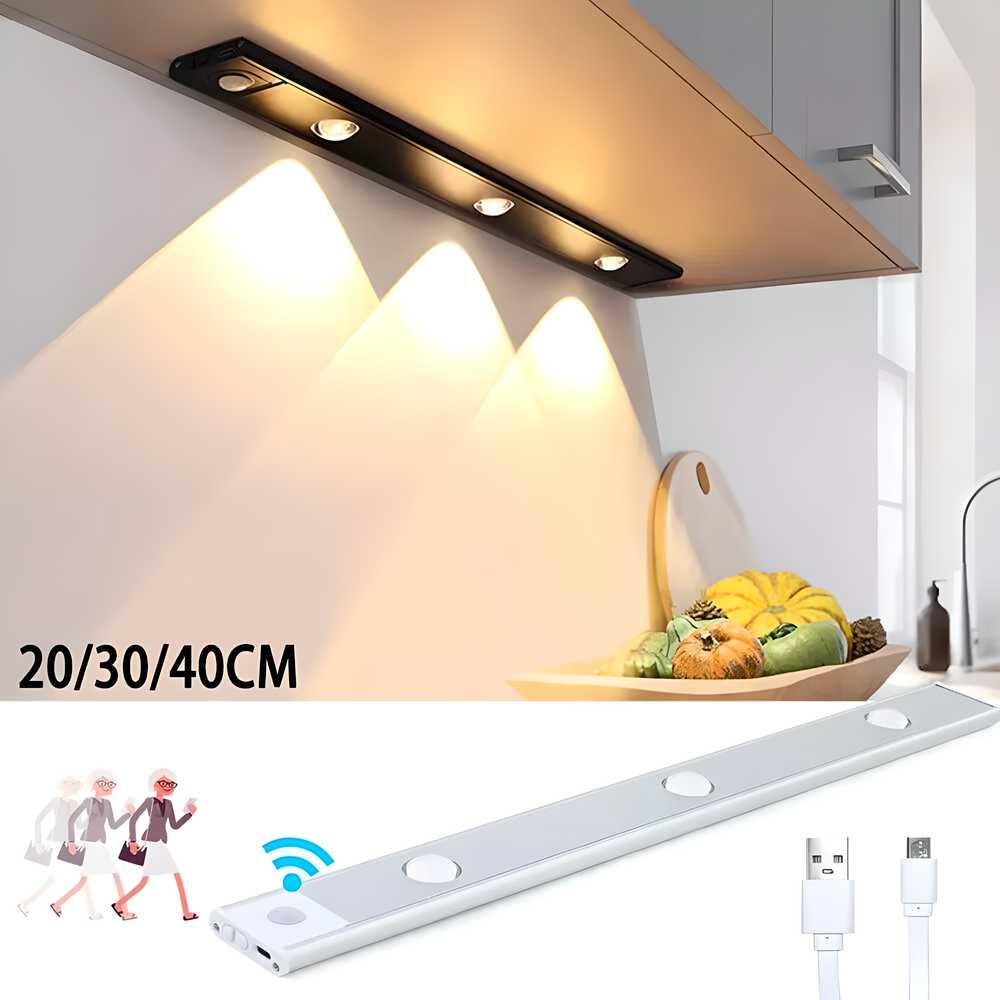 LED  Motion Sensor Cabinet  With USB Rechargeble