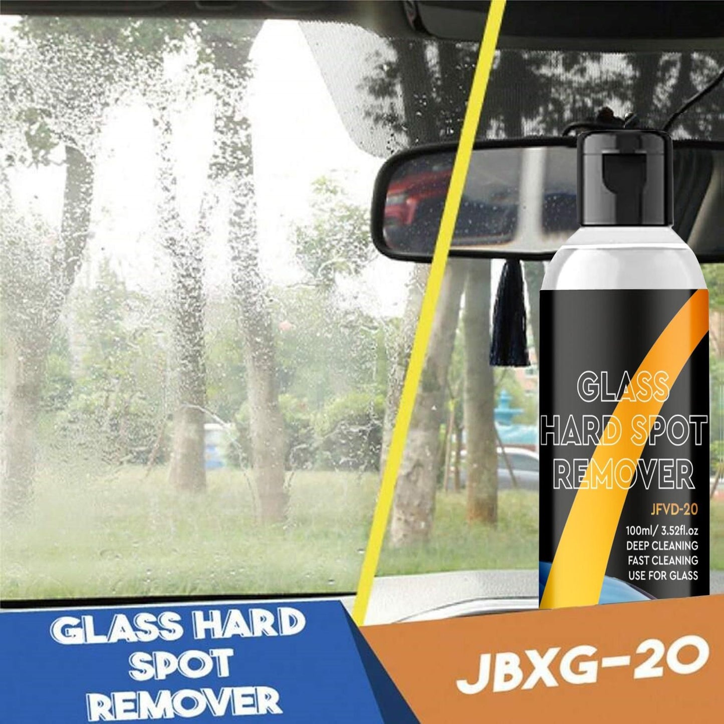 Car Glass Oil Film Cleaner BUY 1 GET 1 FREEEE.